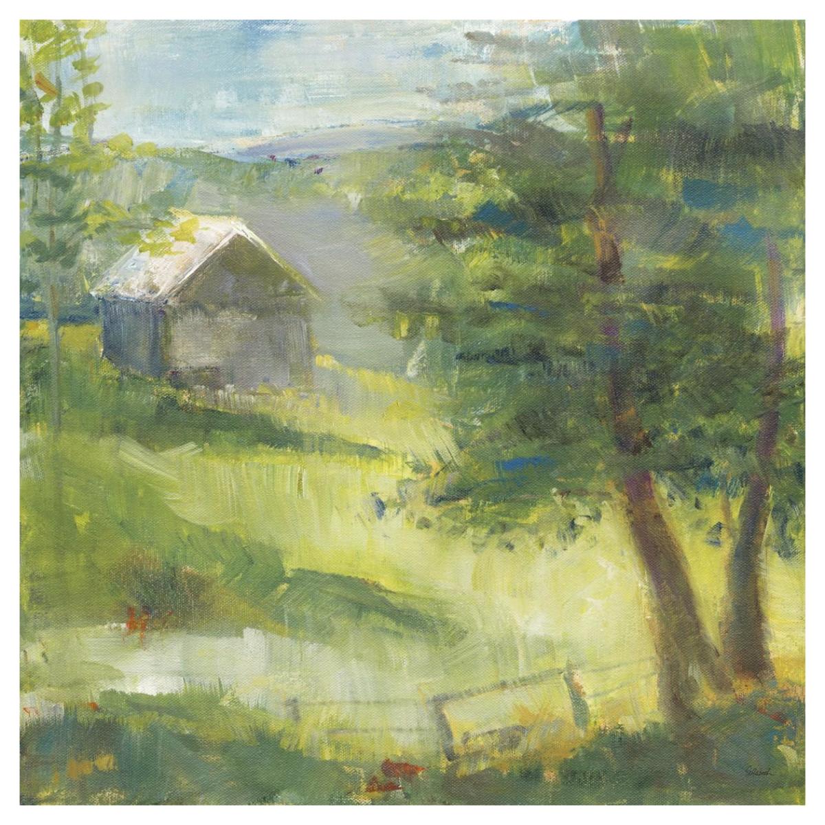 Gray Barn -Paper Art-42"x42"