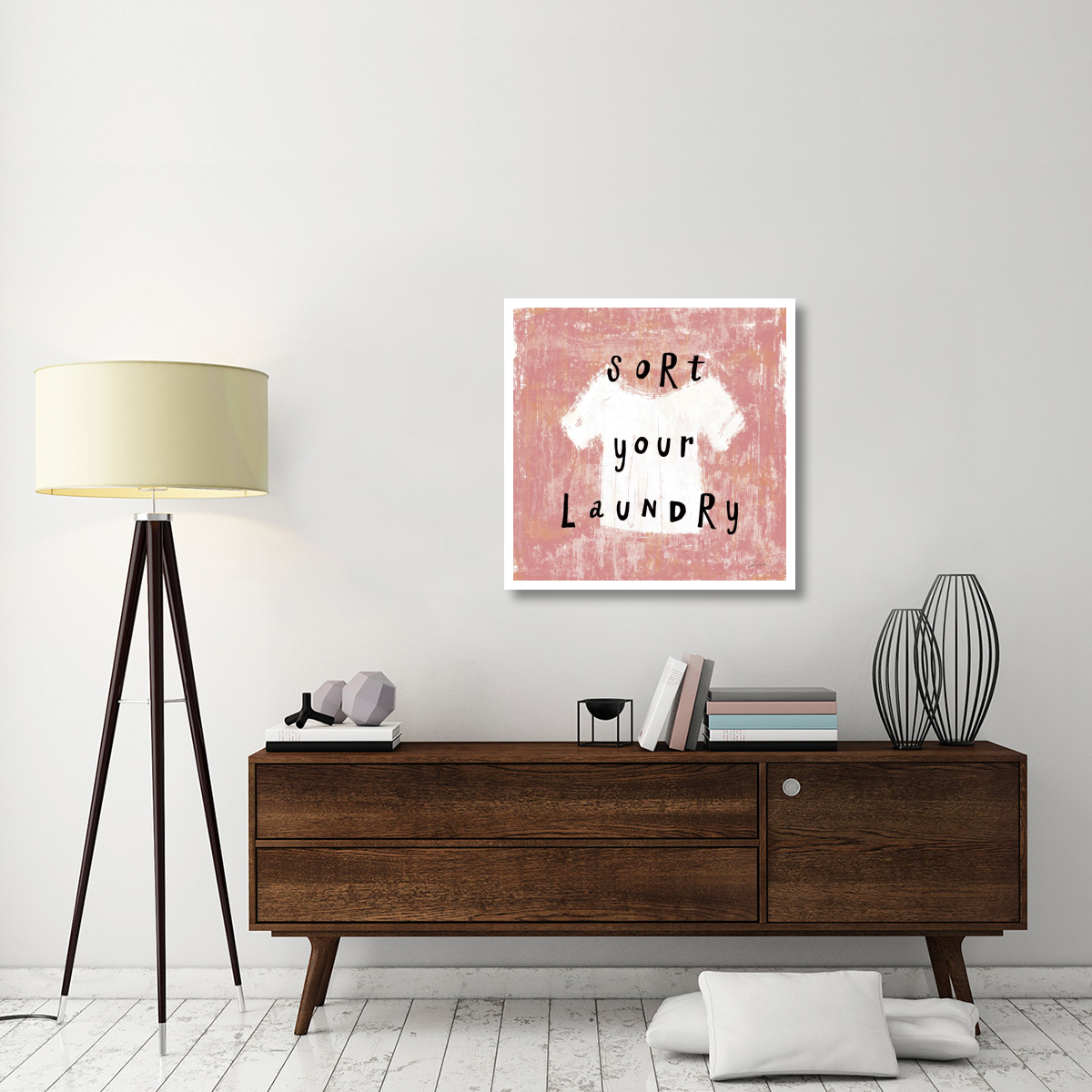 Laundry Rules III -Paper Art-32&quotx32"