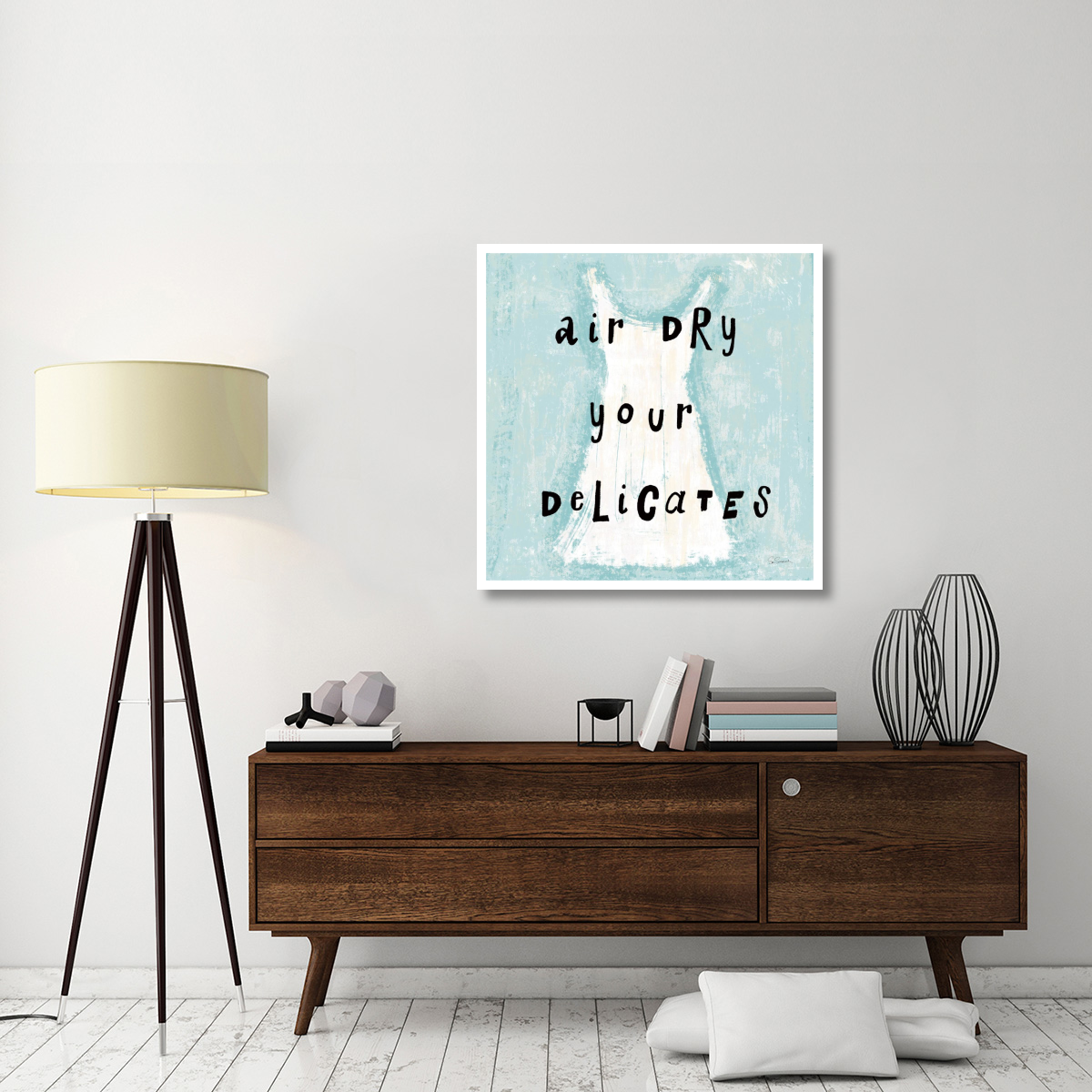 Laundry Rules VI -Paper Art-38&quotx38"