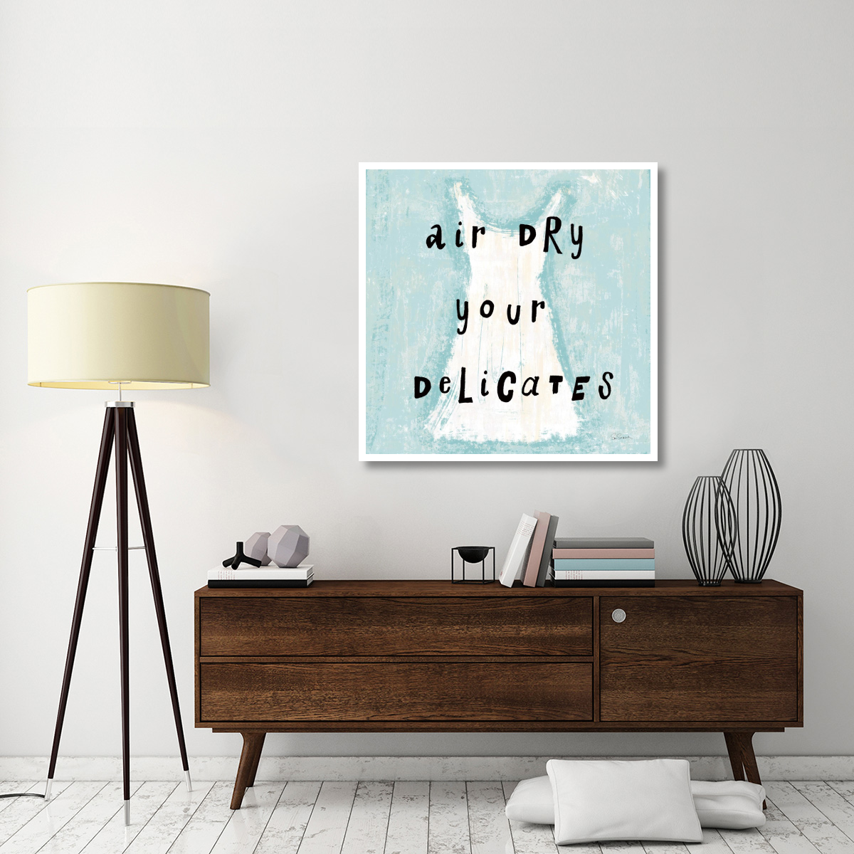 Laundry Rules VI -Paper Art-42&quotx42"