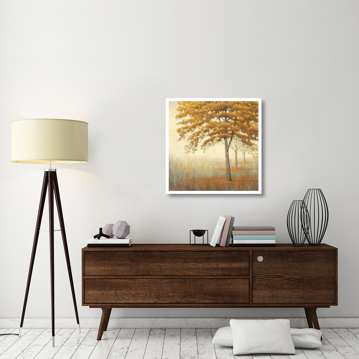 Autumn Trees I -Paper Art-32&quotx32"