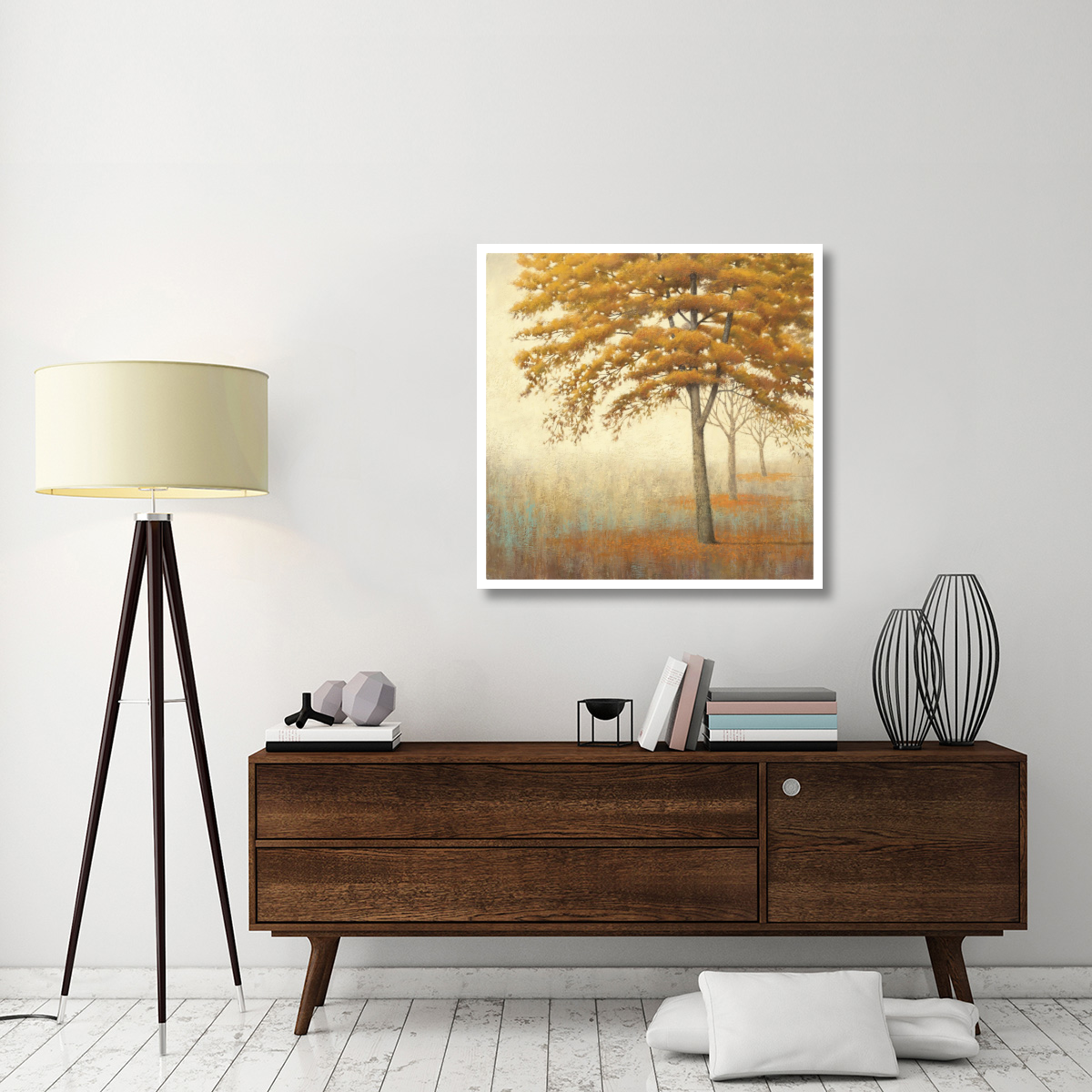 Autumn Trees I -Paper Art-38&quotx38"