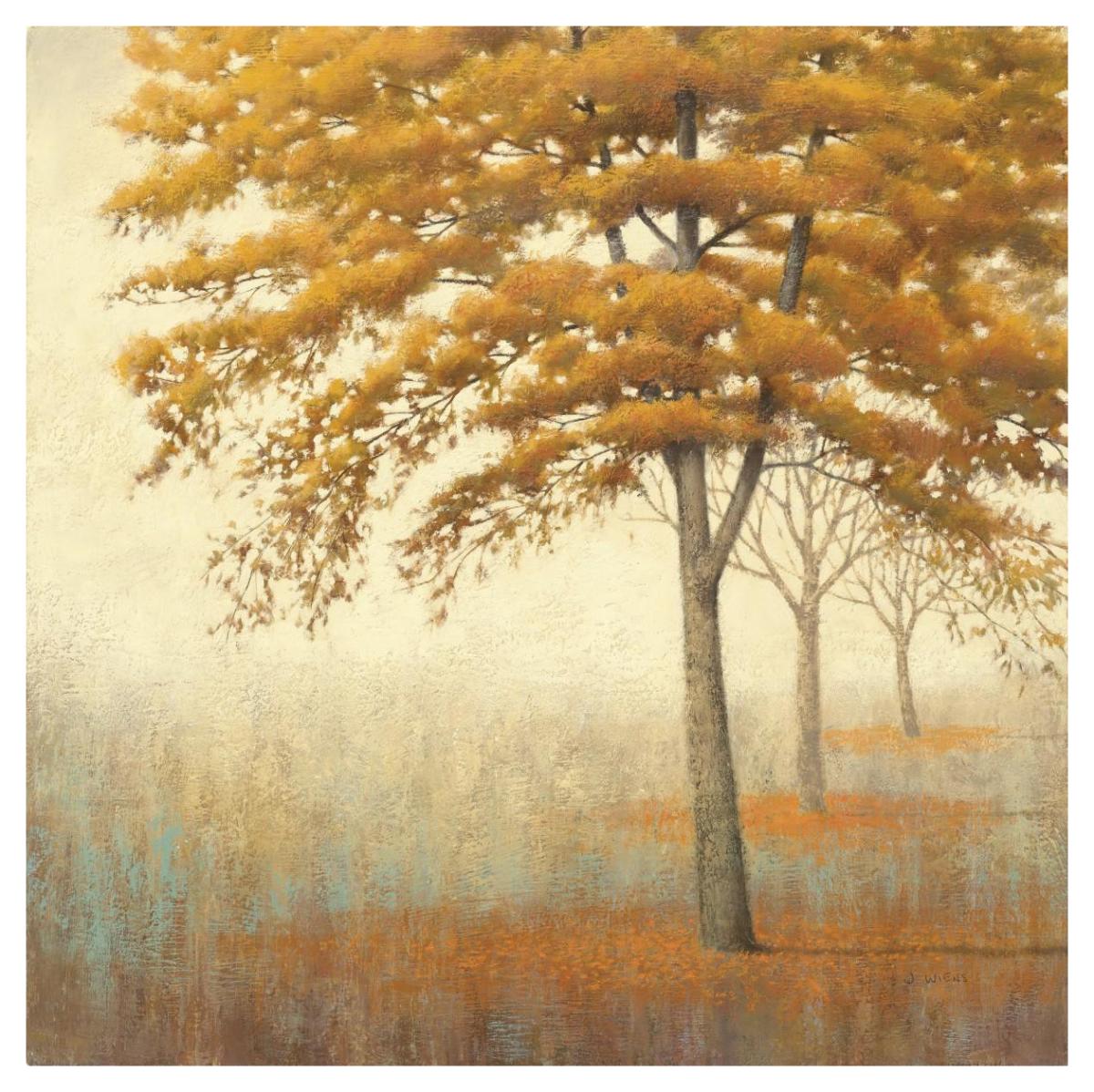 Autumn Trees I -Paper Art-42"x42"