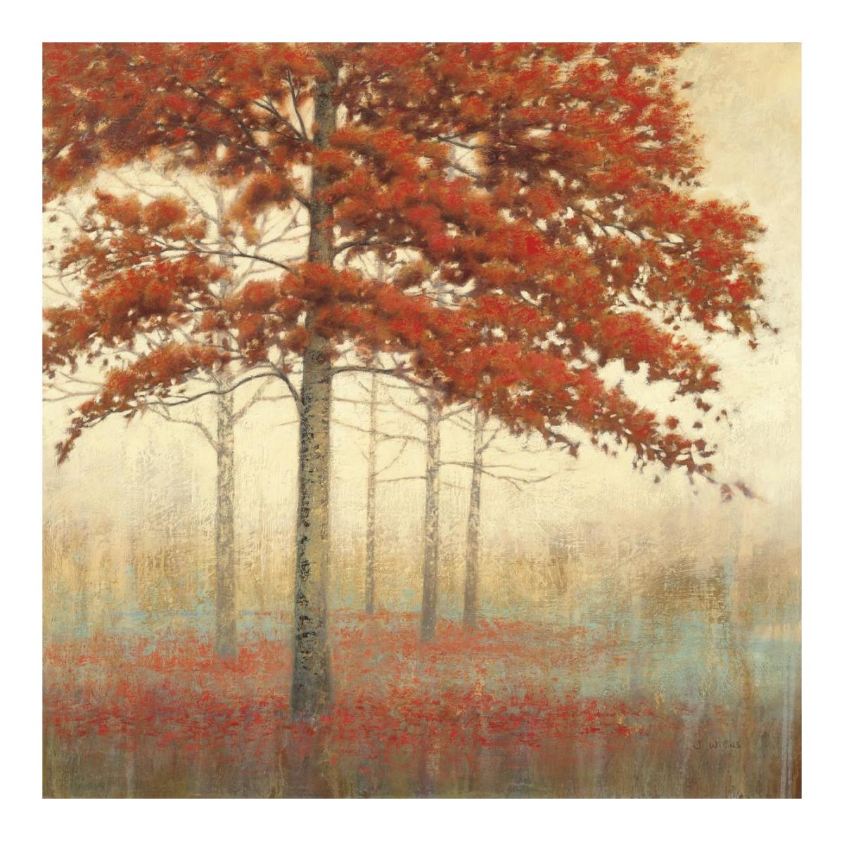 Autumn Trees II -Paper Art-20"x20"