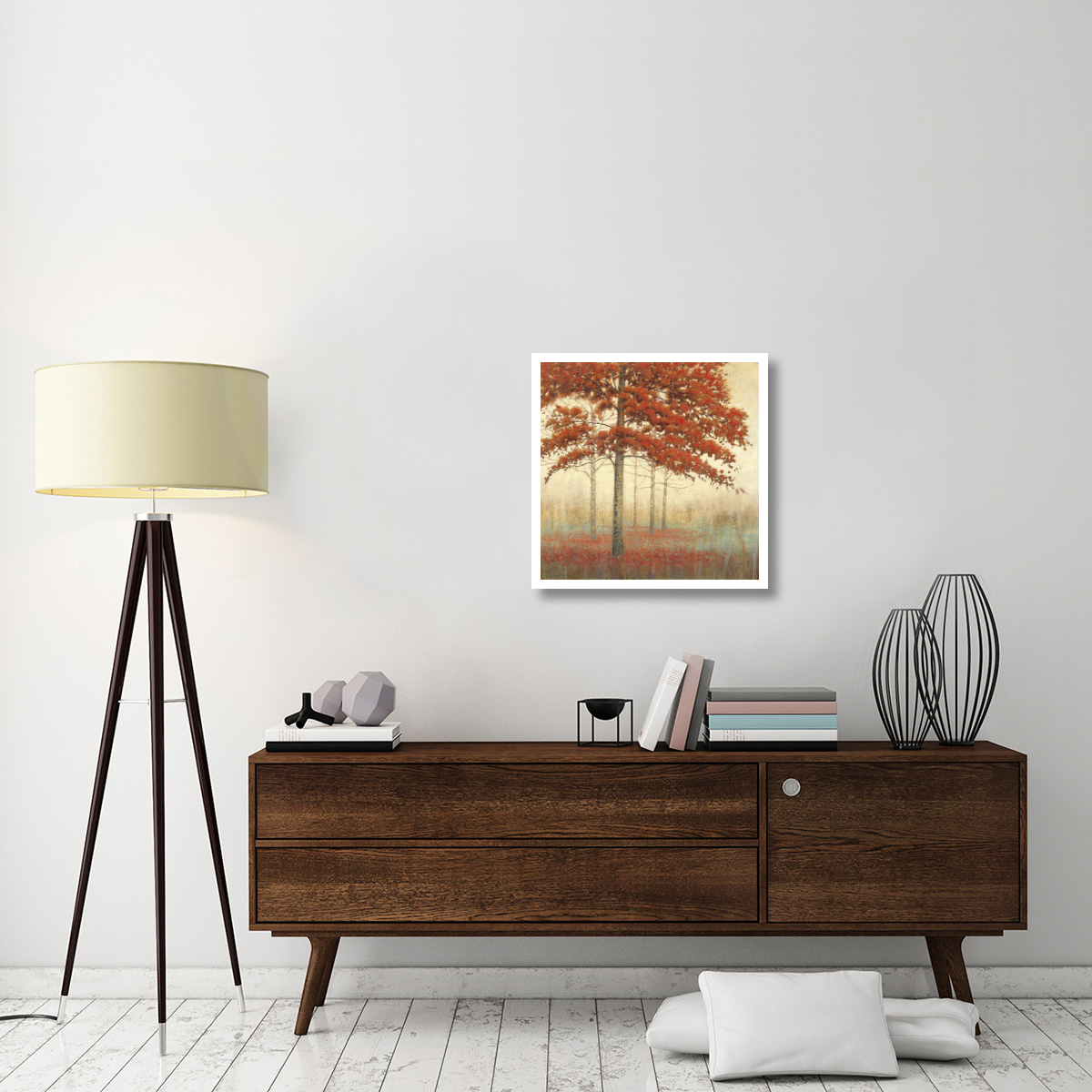 Autumn Trees II -Paper Art-26&quotx26"