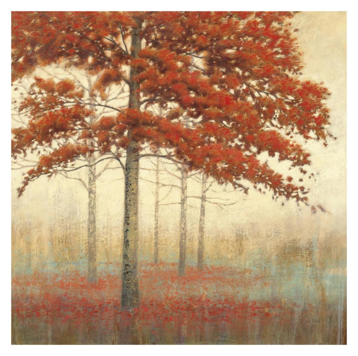 Autumn Trees II -Paper Art-32"x32"