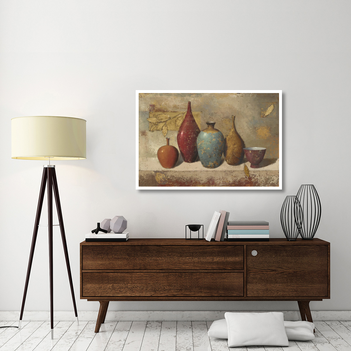 Leaves and Vessels -Paper Art-50&quotx34"