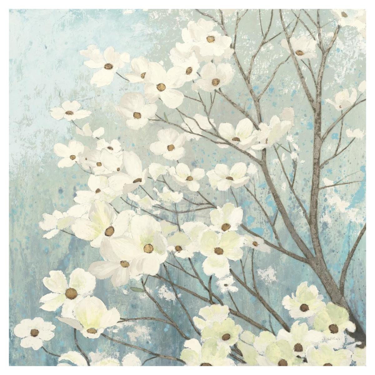 Dogwood Blossoms I -Paper Art-42"x42"