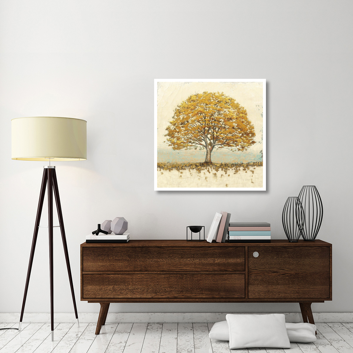 Golden Oak -Paper Art-38&quotx38"