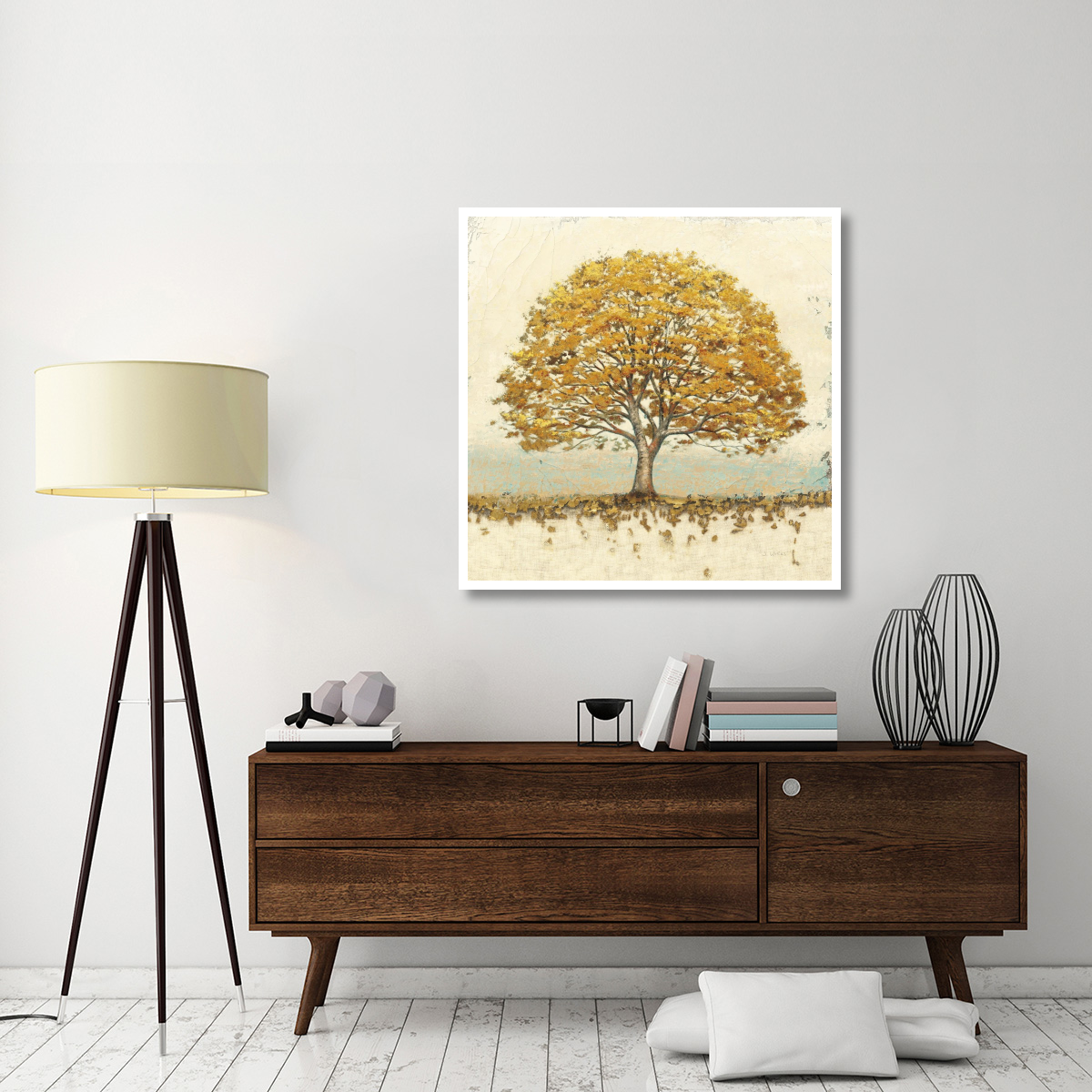 Golden Oak -Paper Art-42&quotx42"