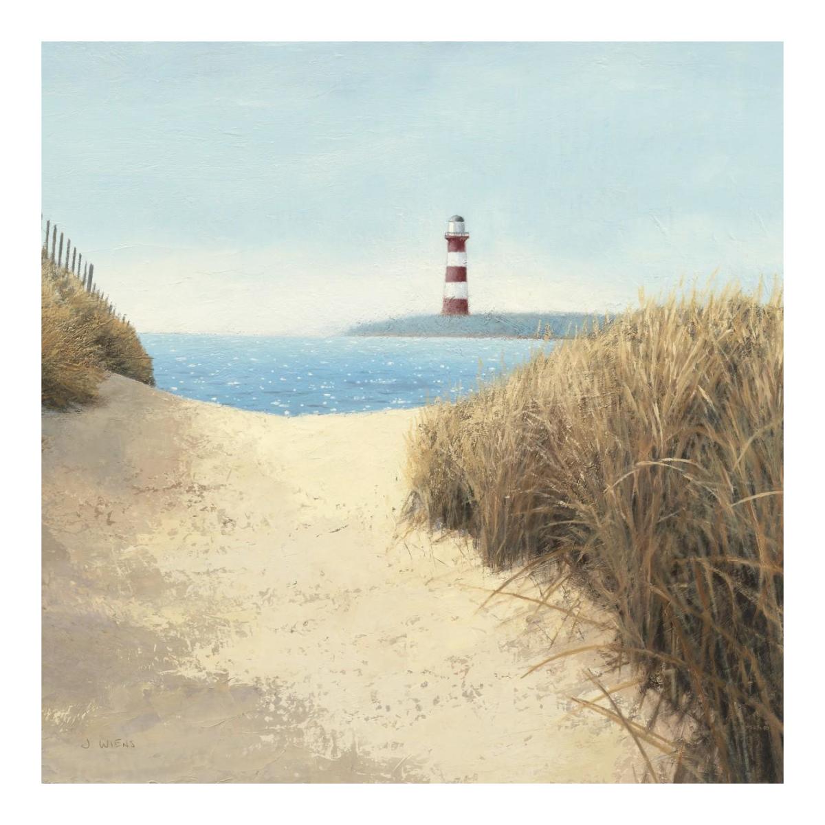 Beach Path Square -Paper Art-20"x20"
