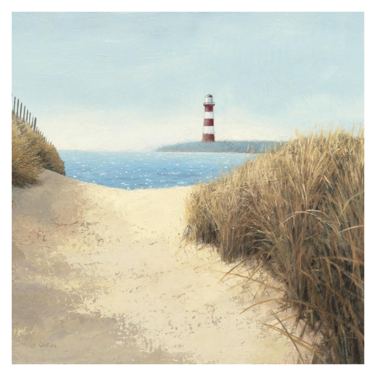 Beach Path Square -Paper Art-32"x32"