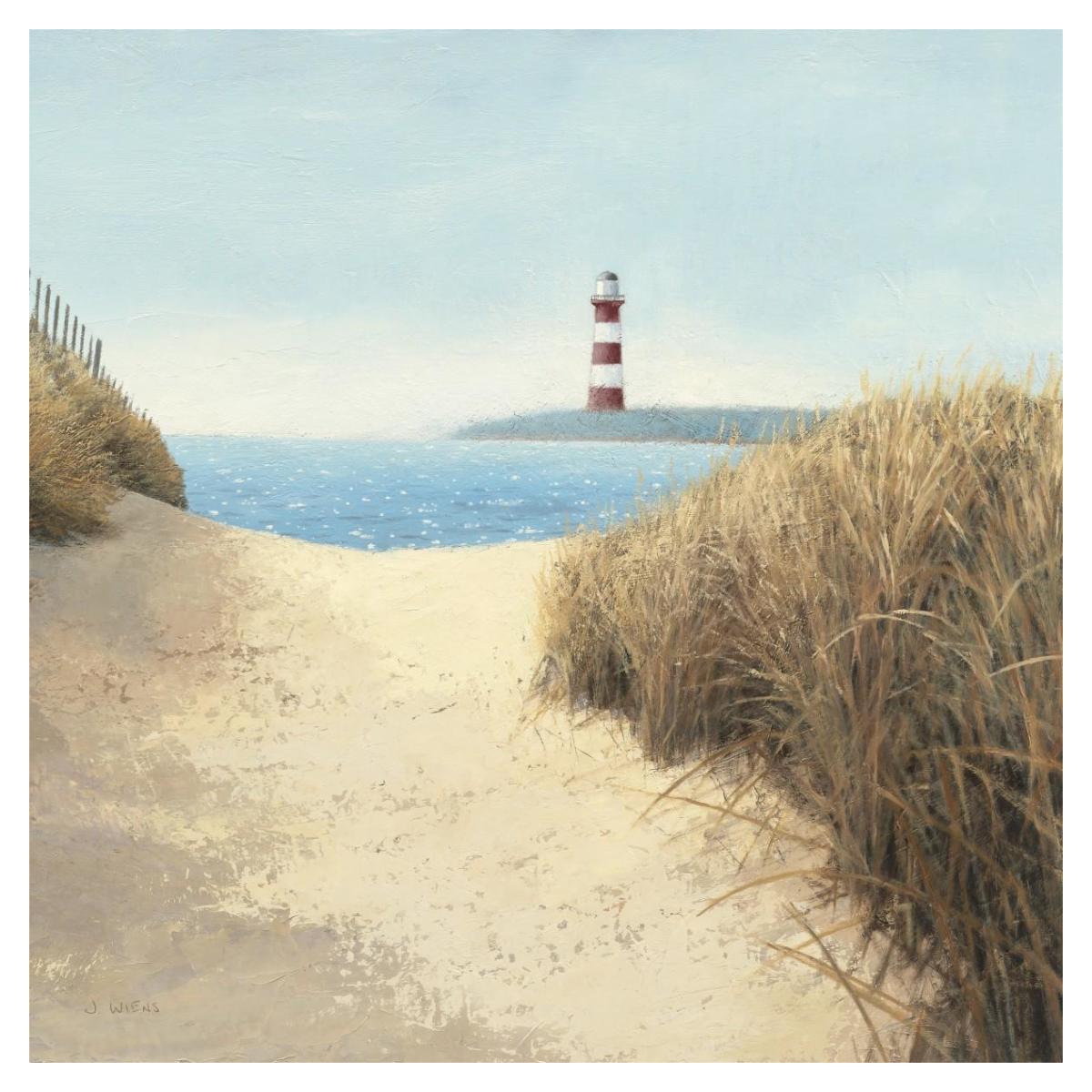 Beach Path Square -Paper Art-38"x38"