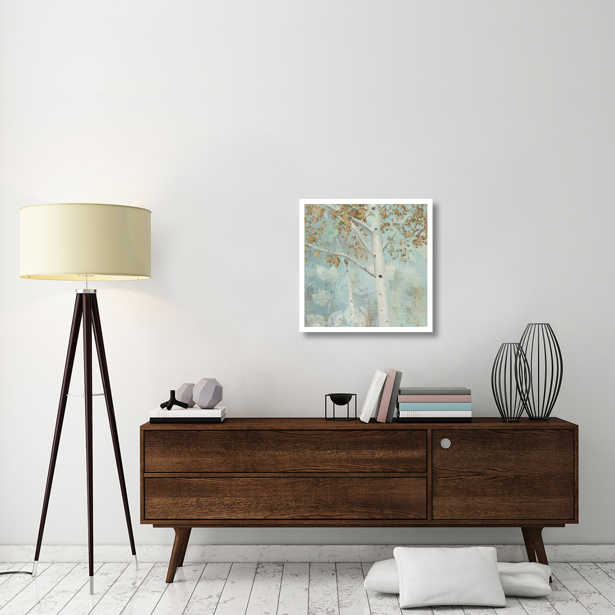 Golden Forest I -Paper Art-26&quotx26"