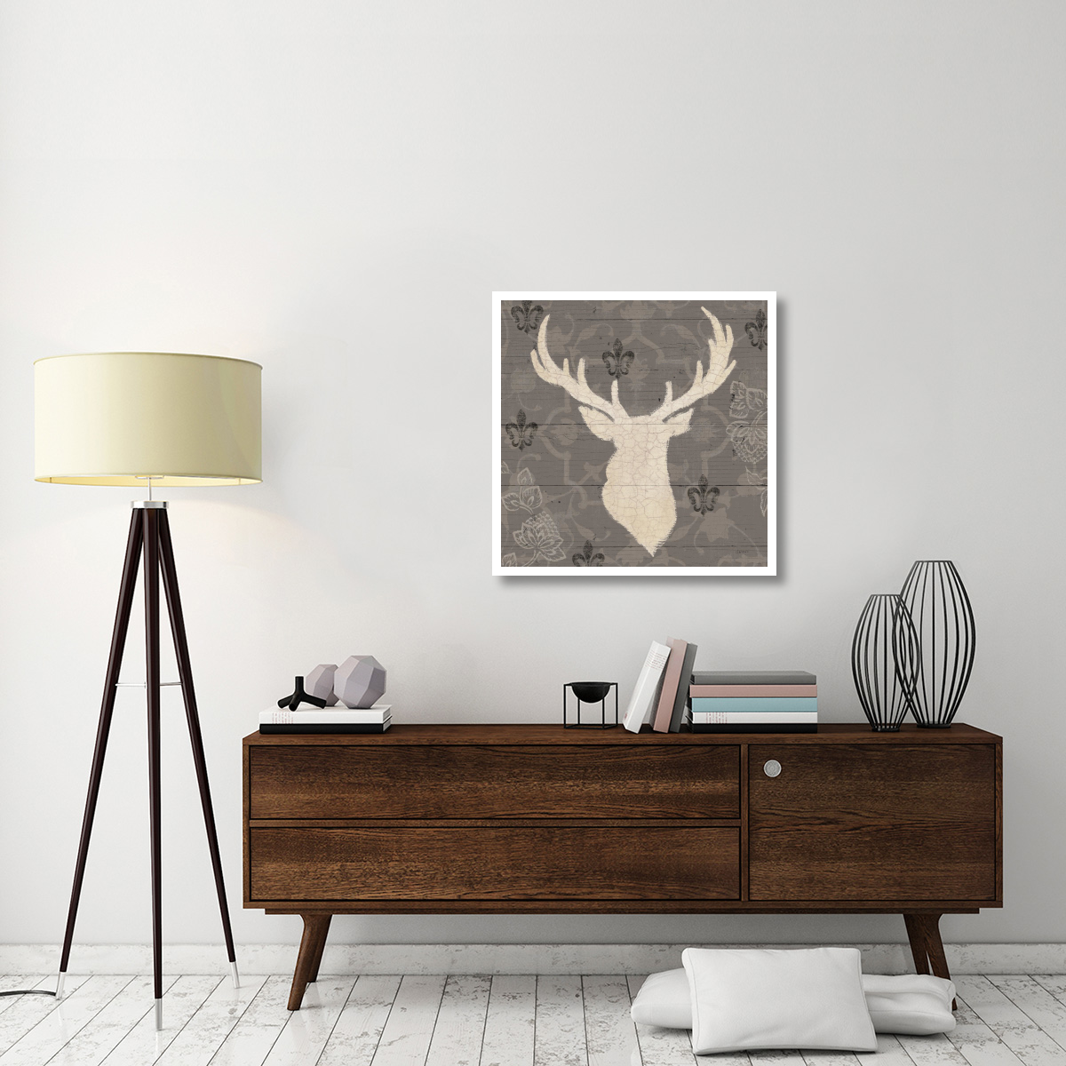 Rustic Elegance I -Paper Art-32&quotx32"