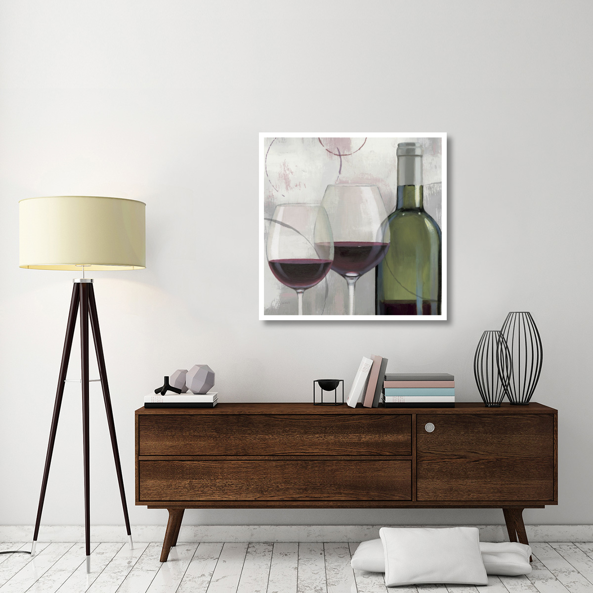 Taste Appeal Red II -Paper Art-38&quotx38"