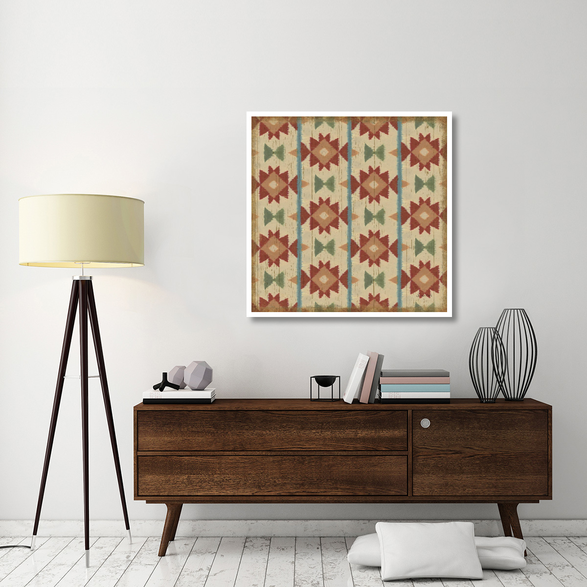 Country Mood Tile VI -Paper Art-42&quotx42"