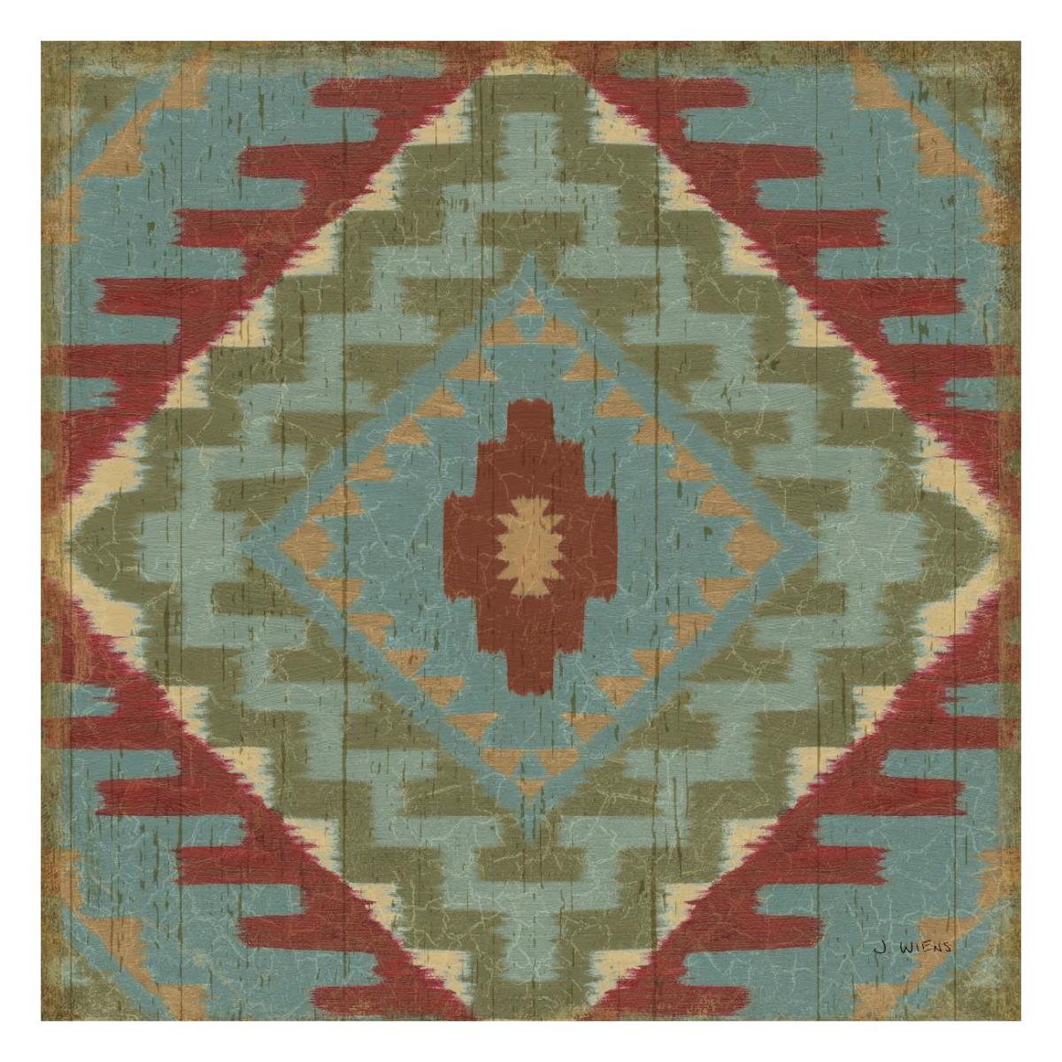 Country Mood Tile VII -Paper Art-26"x26"