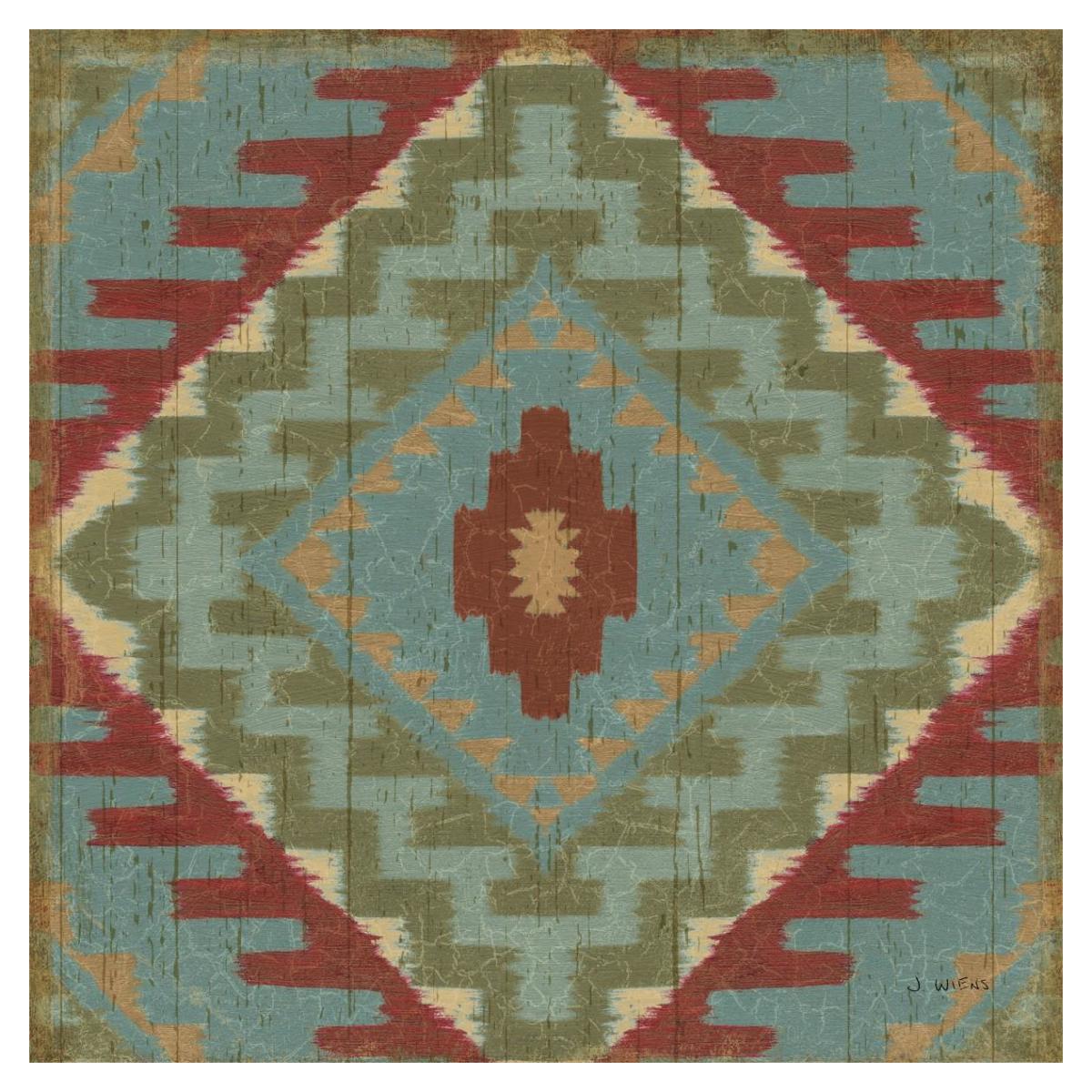 Country Mood Tile VII -Paper Art-38"x38"