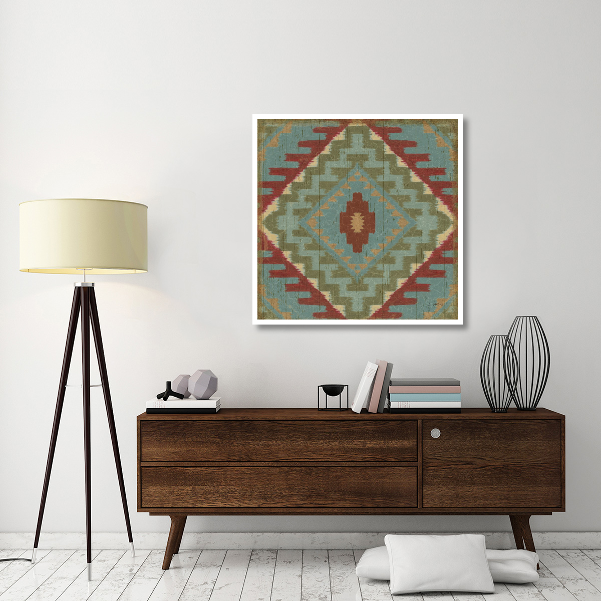 Country Mood Tile VII -Paper Art-42&quotx42"