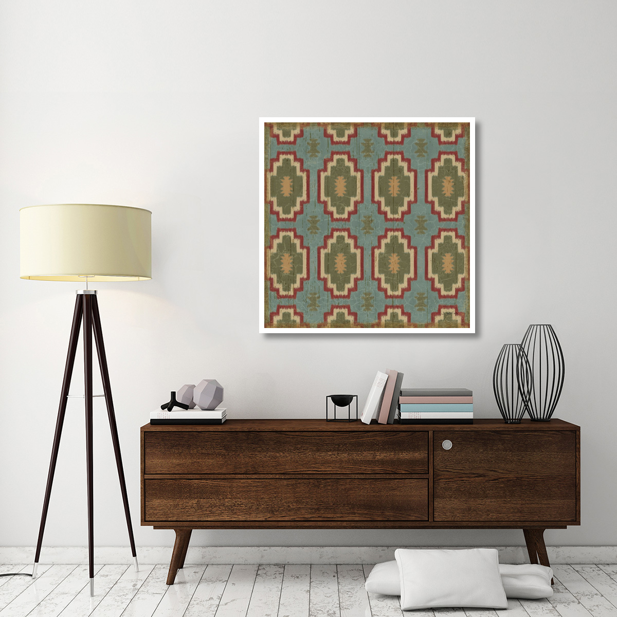 Country Mood Tile III -Paper Art-42&quotx42"