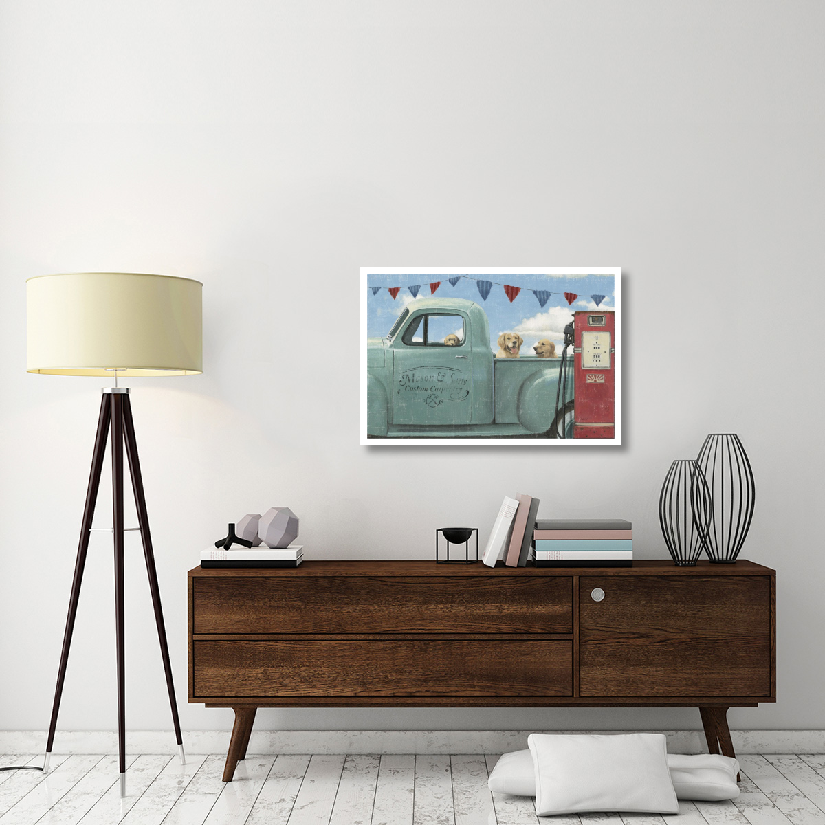 Lets Go for a Ride II -Paper Art-38&quotx26"