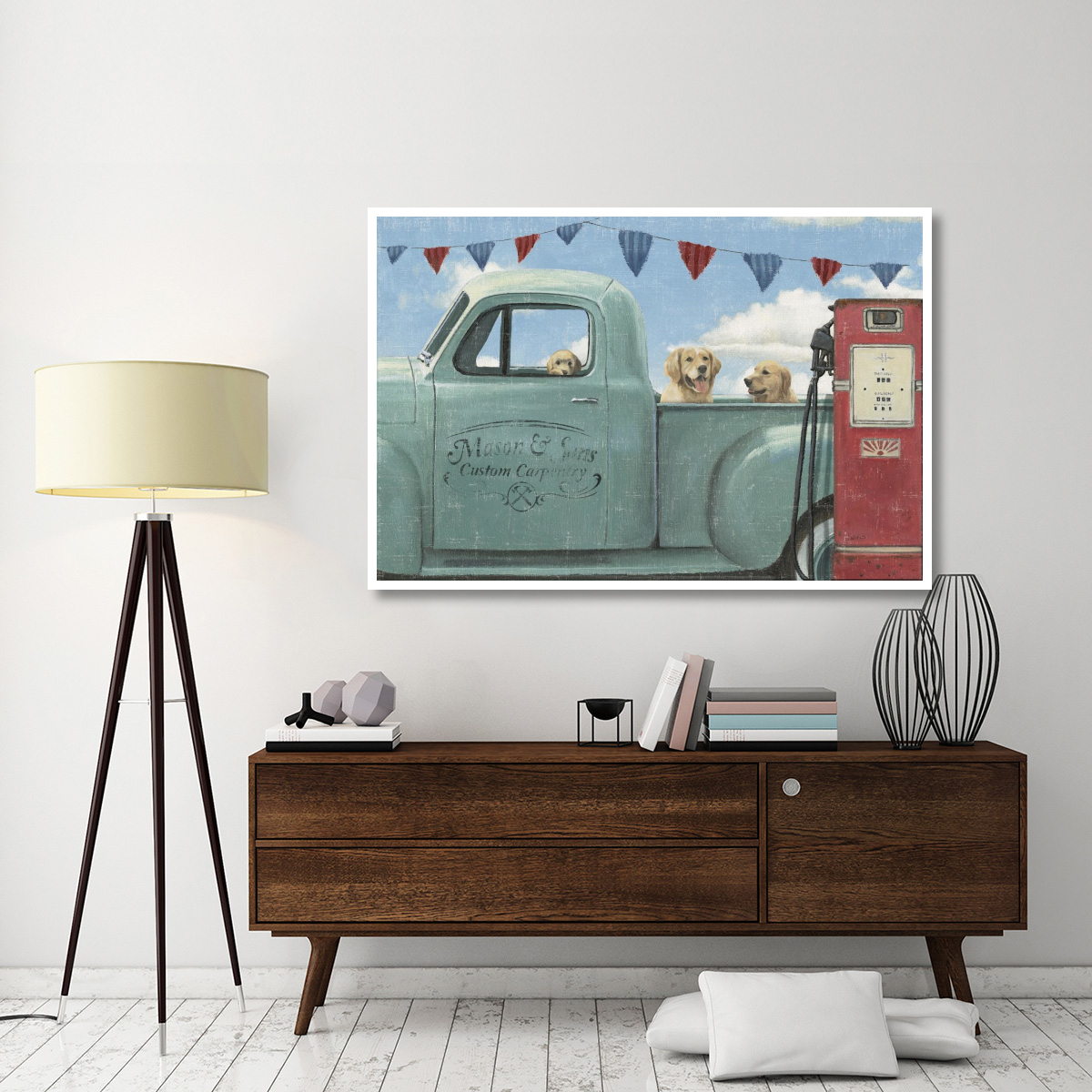 Lets Go for a Ride II -Paper Art-62&quotx42"