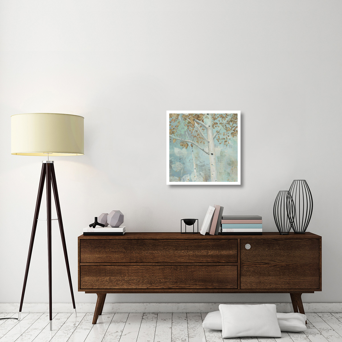 Golden Forest I -Paper Art-26&quotx26"