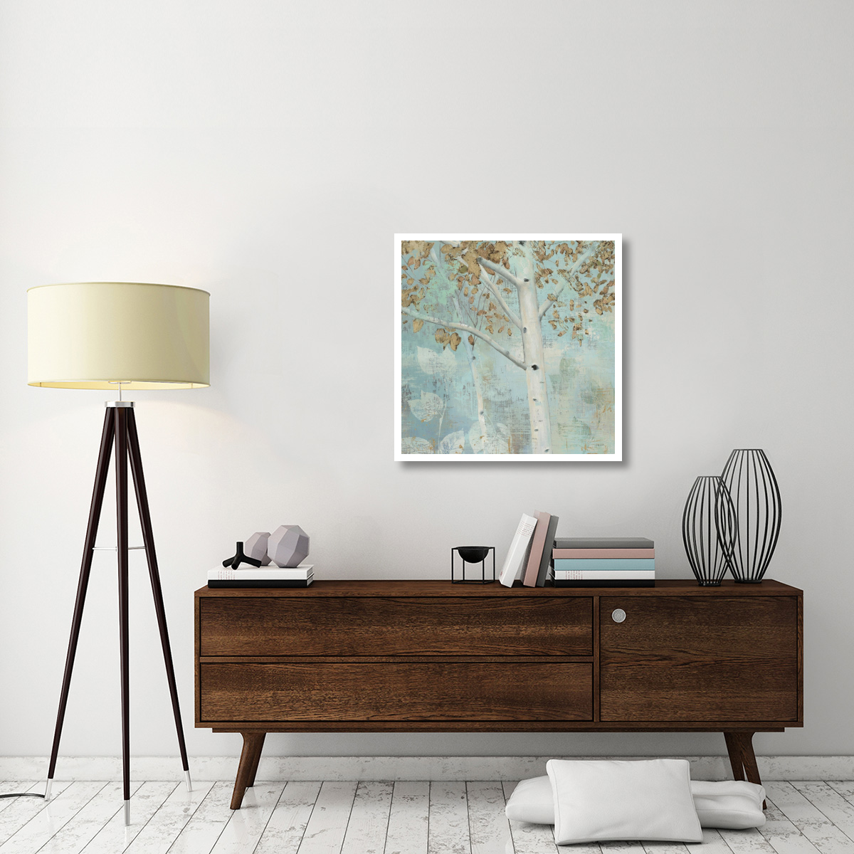 Golden Forest I -Paper Art-32&quotx32"