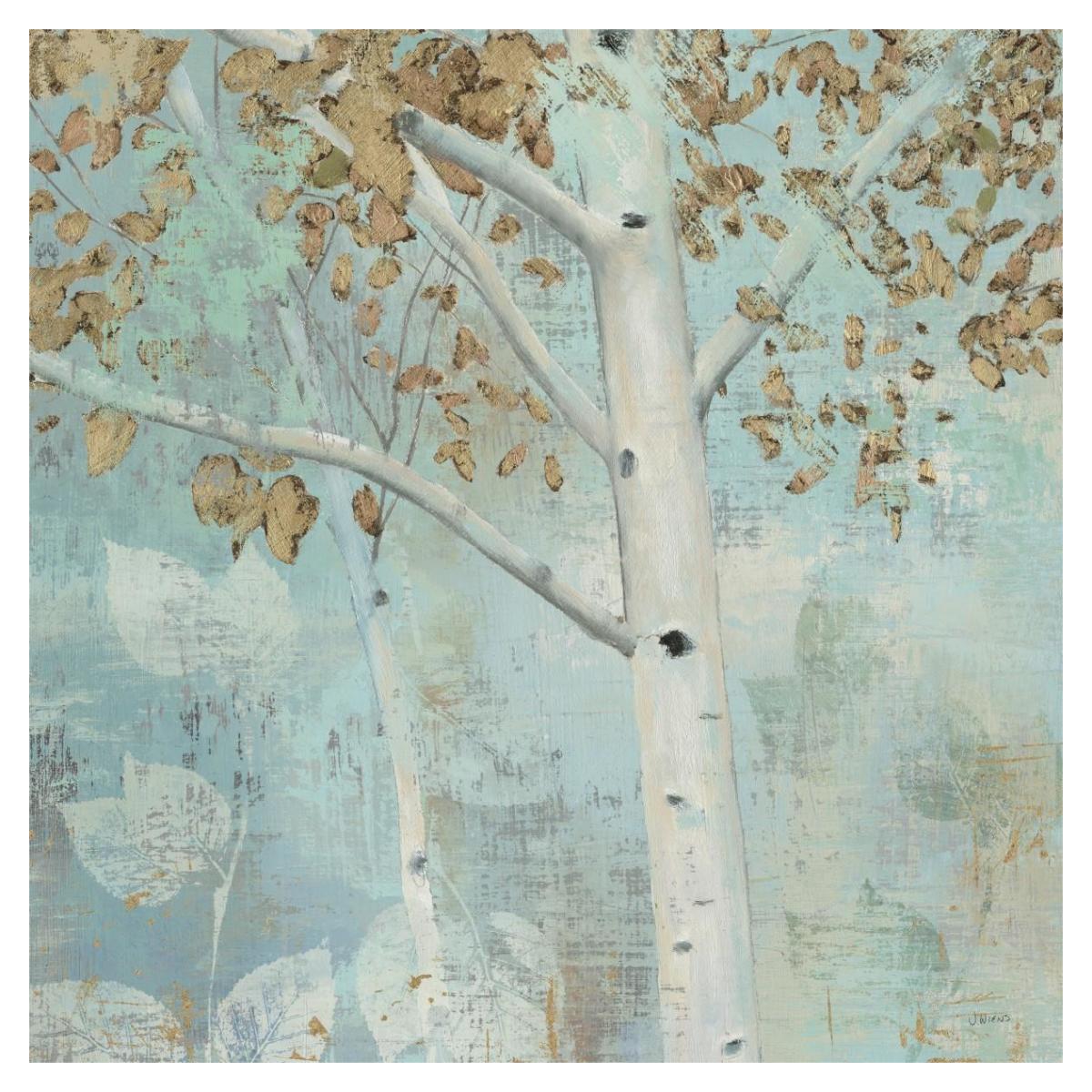 Golden Forest I -Paper Art-38"x38"