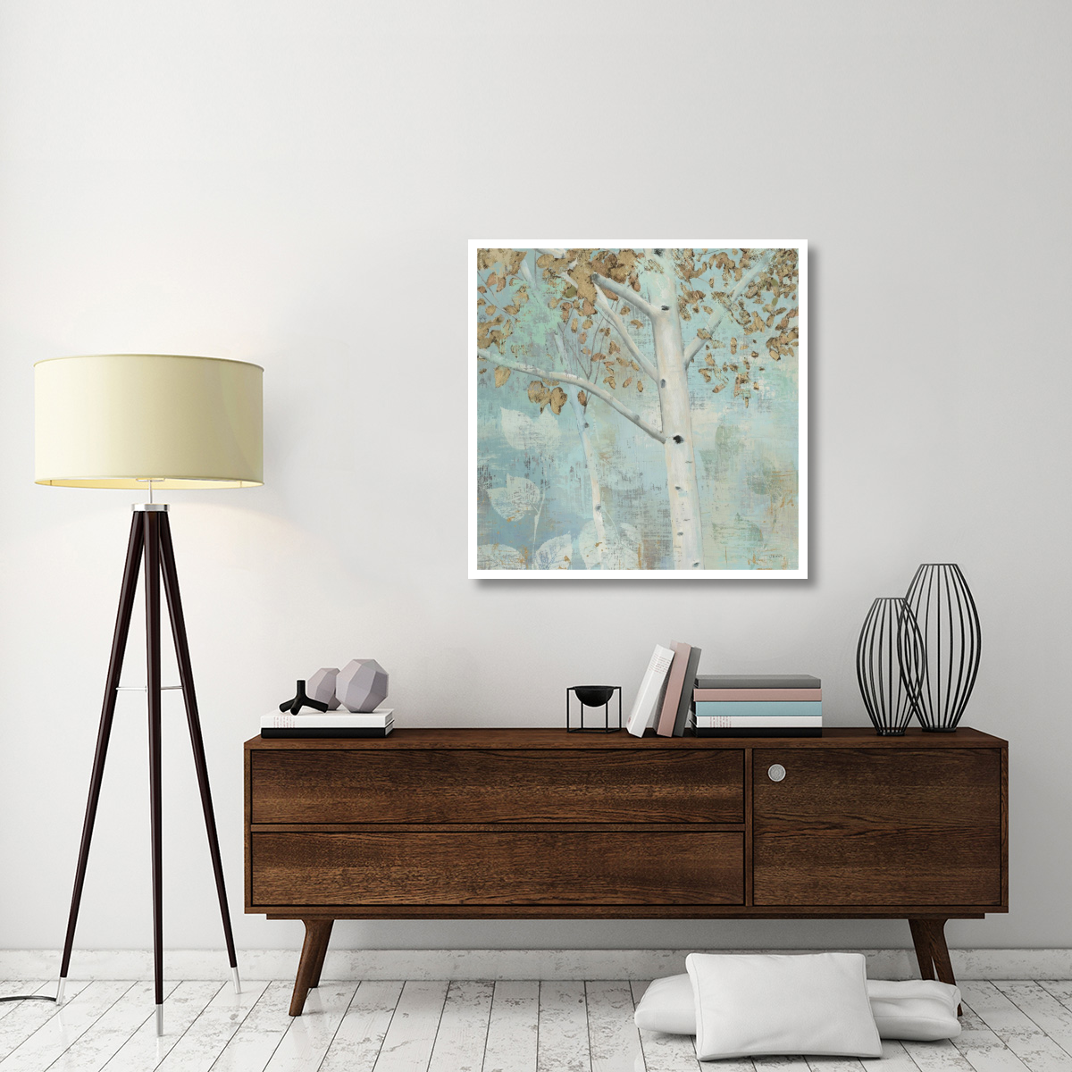 Golden Forest I -Paper Art-38&quotx38"