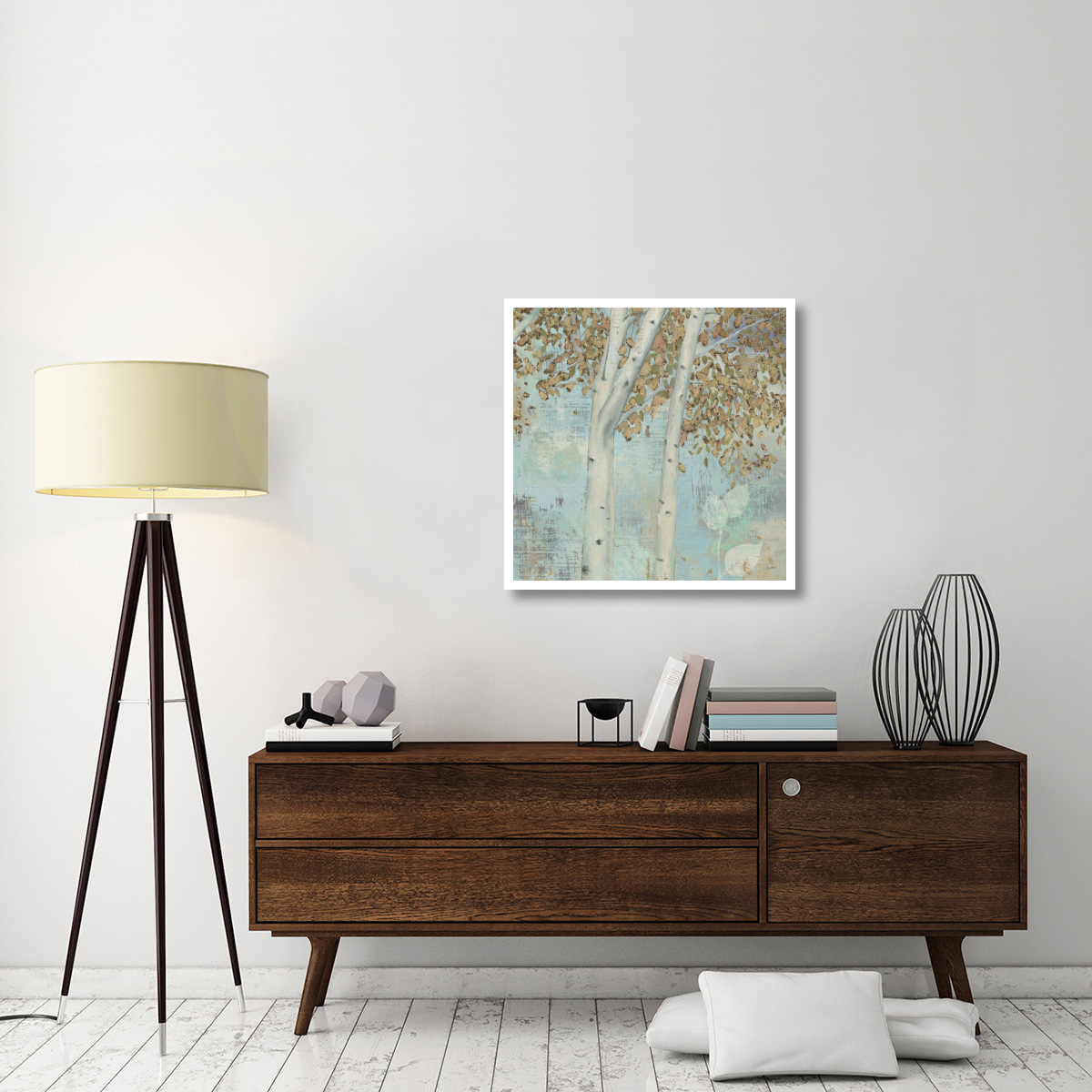 Golden Forest II -Paper Art-32&quotx32"
