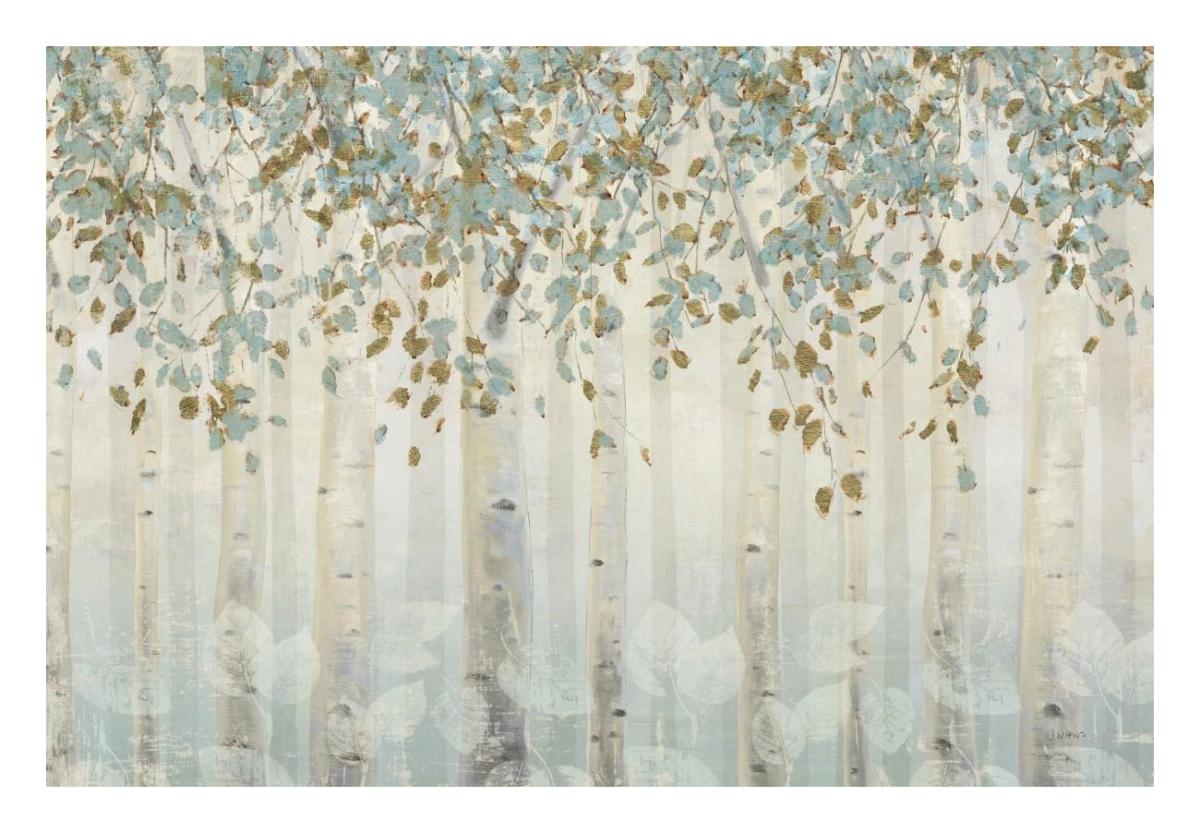 Dream Forest I -Paper Art-26"x18"