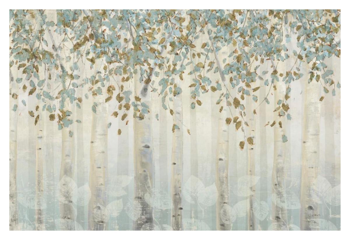 Dream Forest I -Paper Art-38"x26"