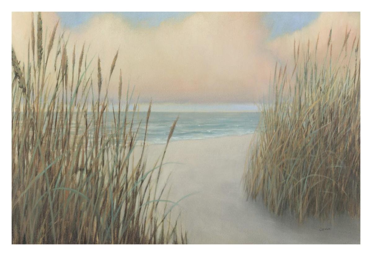 Beach Trail I -Paper Art-32"x22"