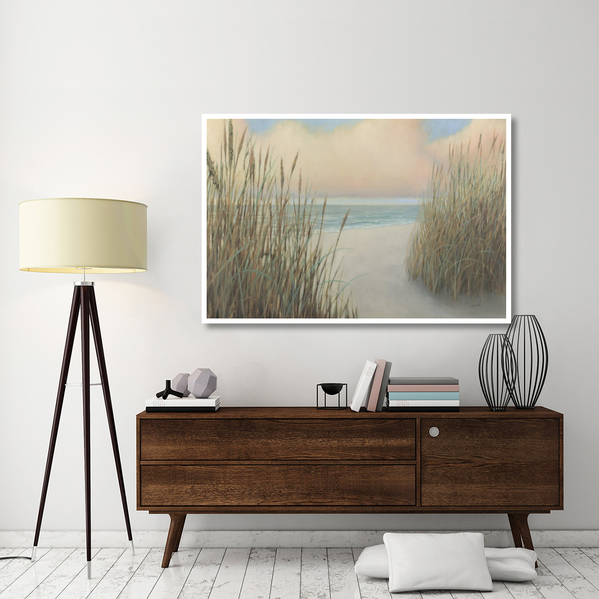Beach Trail I -Paper Art-62&quotx42"