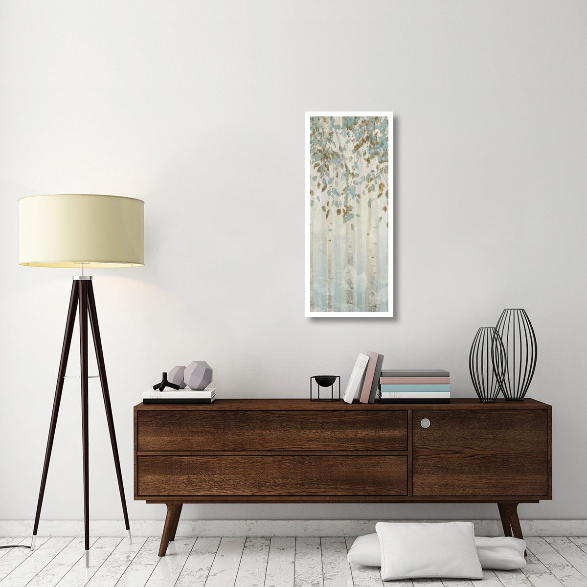 Dream Forest Panel I -Paper Art-18&quotx42"