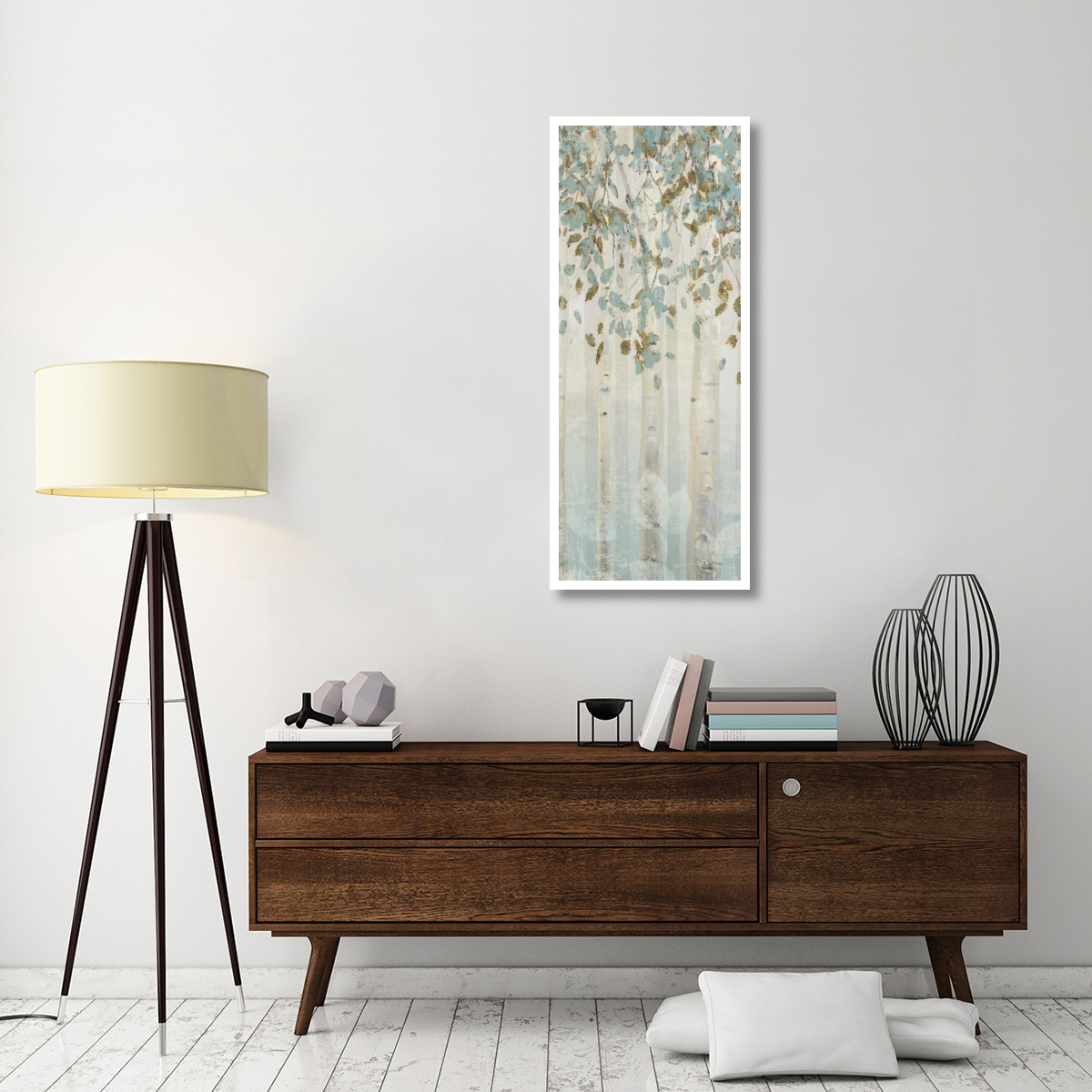 Dream Forest Panel I -Paper Art-22&quotx52"