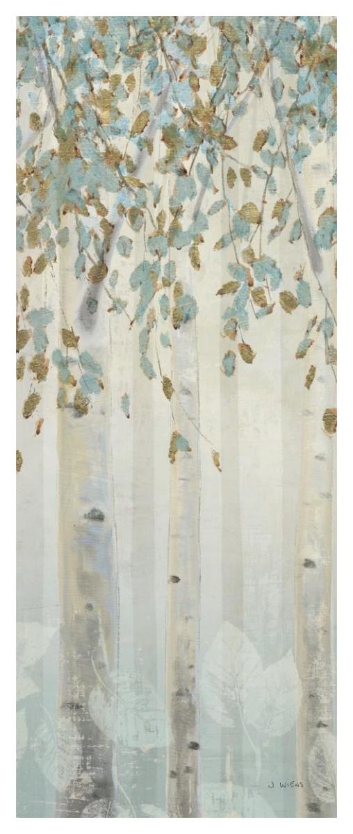 Dream Forest Panel II -Paper Art-22"x52"