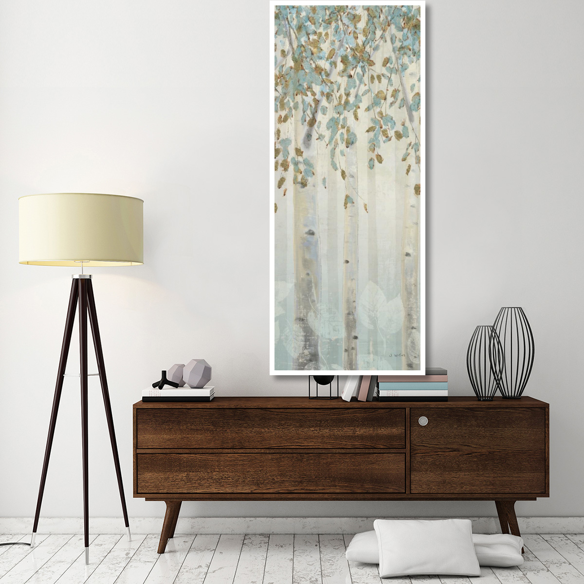 Dream Forest Panel II -Paper Art-32&quotx77"
