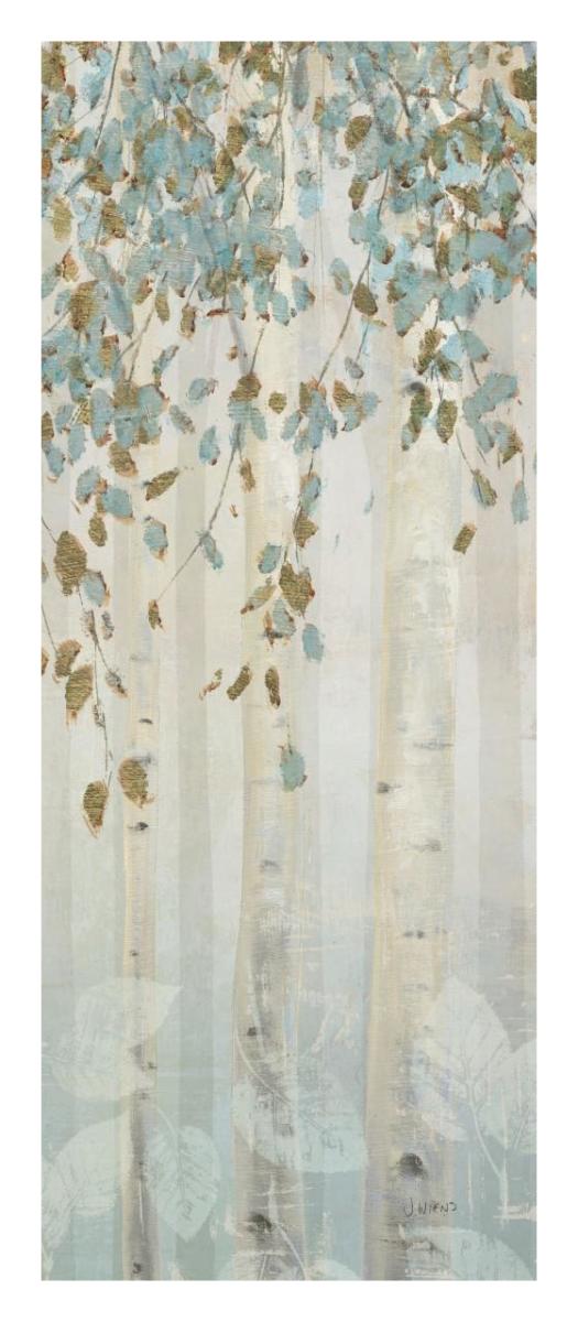Dream Forest Panel III -Paper Art-14"x32"