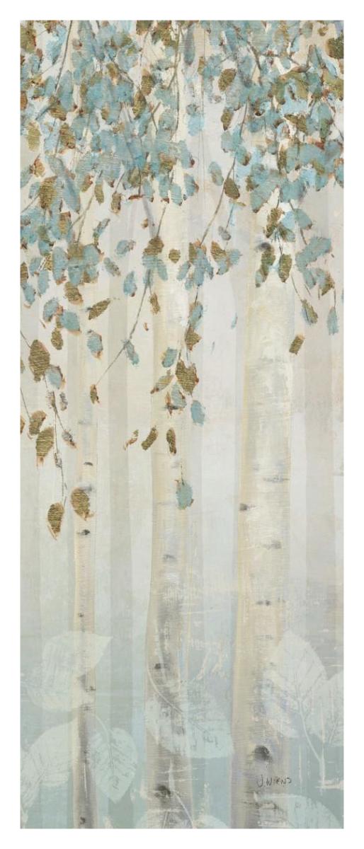 Dream Forest Panel III -Paper Art-18"x42"