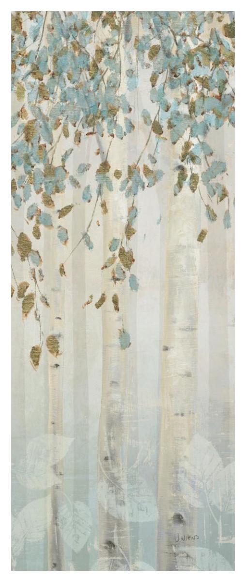 Dream Forest Panel III -Paper Art-22"x52"
