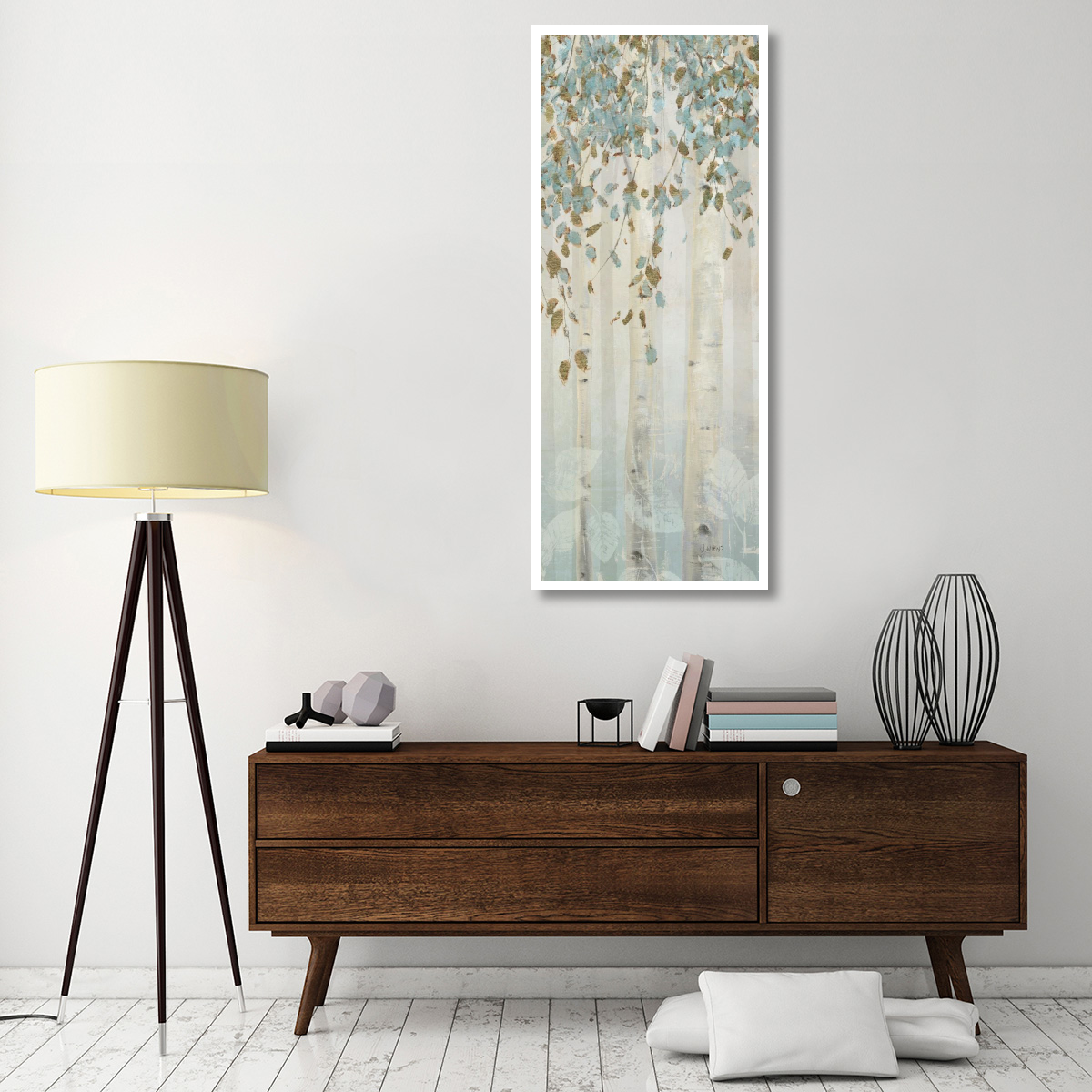 Dream Forest Panel III -Paper Art-26&quotx62"