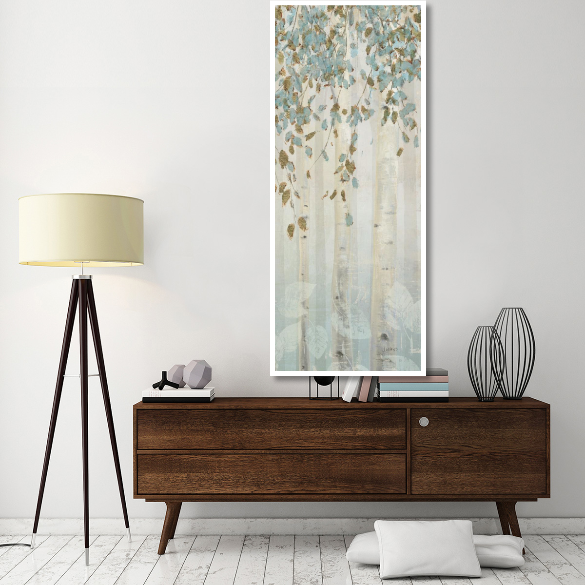 Dream Forest Panel III -Paper Art-32&quotx77"