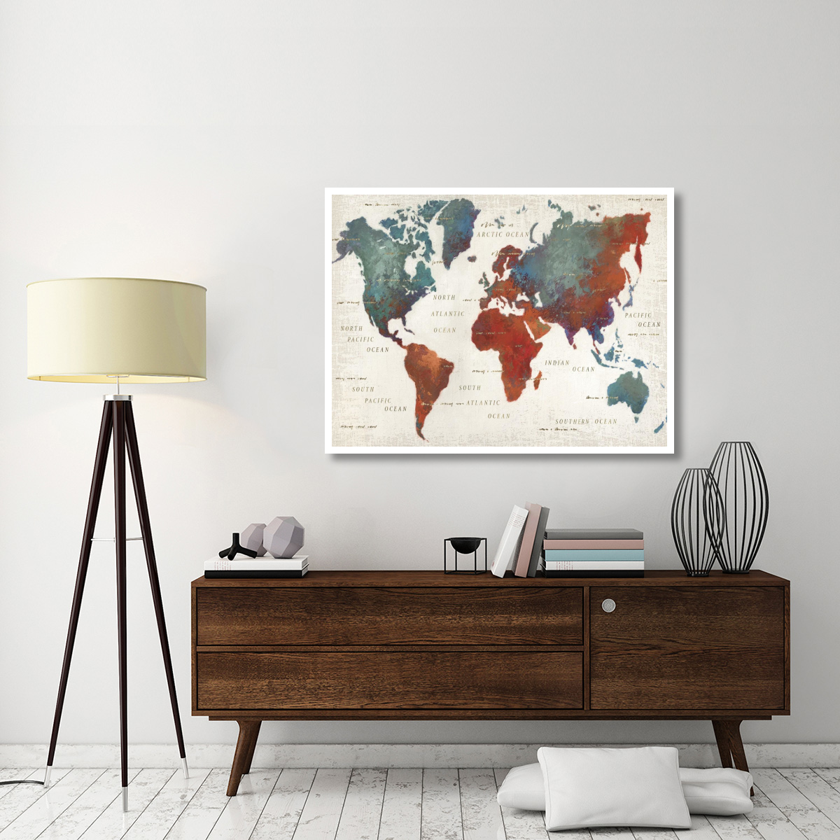 Colorful World I -Paper Art-50&quotx38"