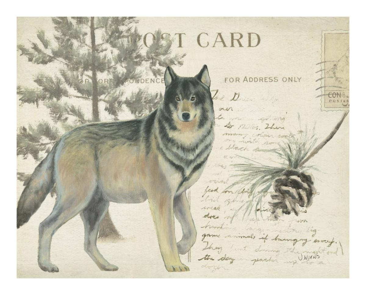 Northern WIld I -Paper Art-22"x18"
