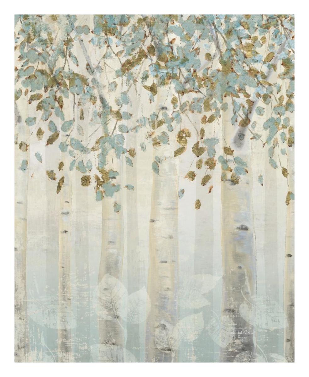 Dream Forest I -Paper Art-22"x26"