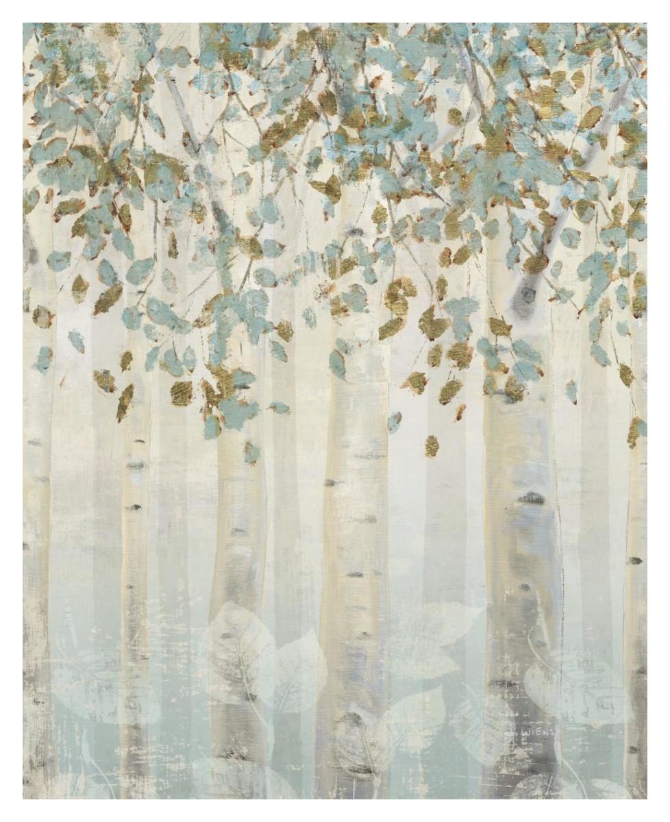 Dream Forest I -Paper Art-30"x37"