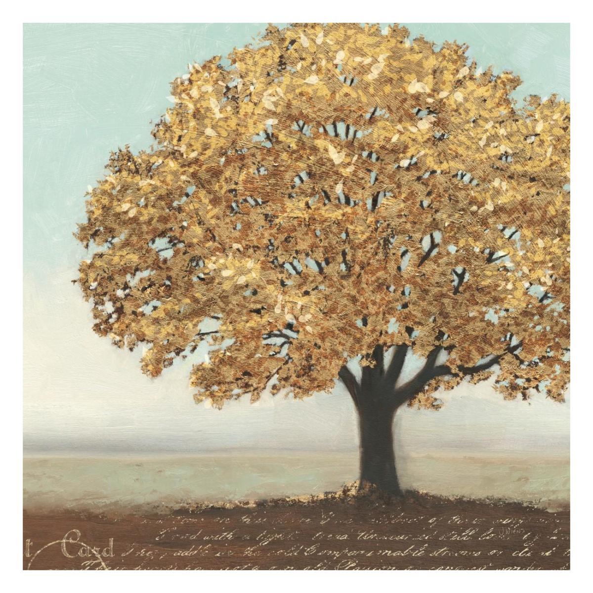 Gold Reflections I -Paper Art-26"x26"